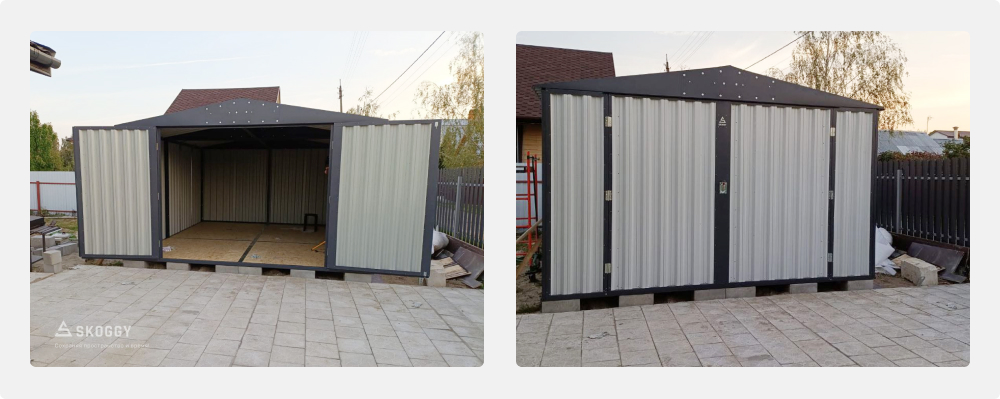 Гараж без фундамента