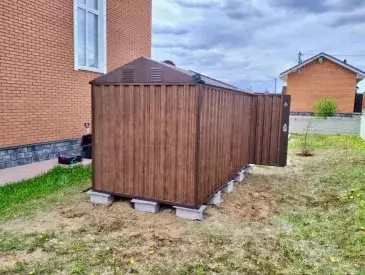 Хозблок для садовой техники в СНТ Князево