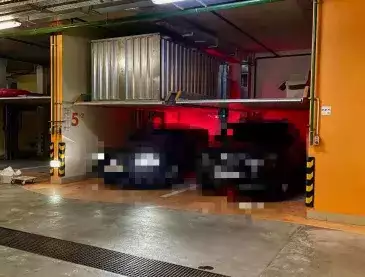 Контейнер для хранения с нестандартной высотой в Клаус паркинг