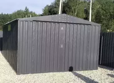 Вместительный хозблок для различной техники в графитовом цвете в дер. Чирково, г.о. Ступино, МО