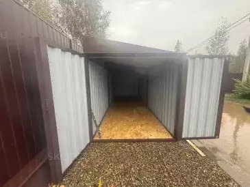 Вместительный гараж для квадроцикла в шоколадном цвете в с. Синьково, Раменский г.о., МО